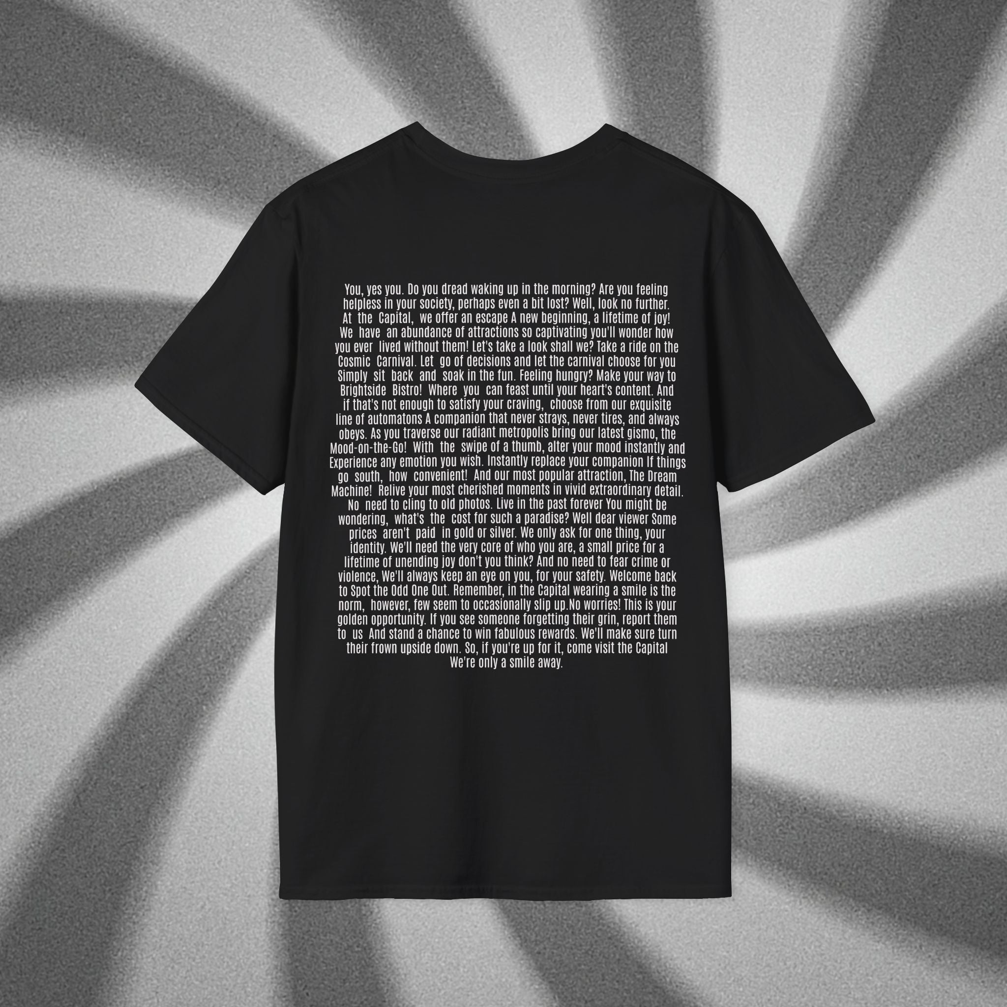 Red Rainbow T-Shirt (Noir)