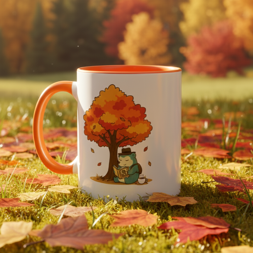 Cozy Autumn Mug (Gulliver Gopher)