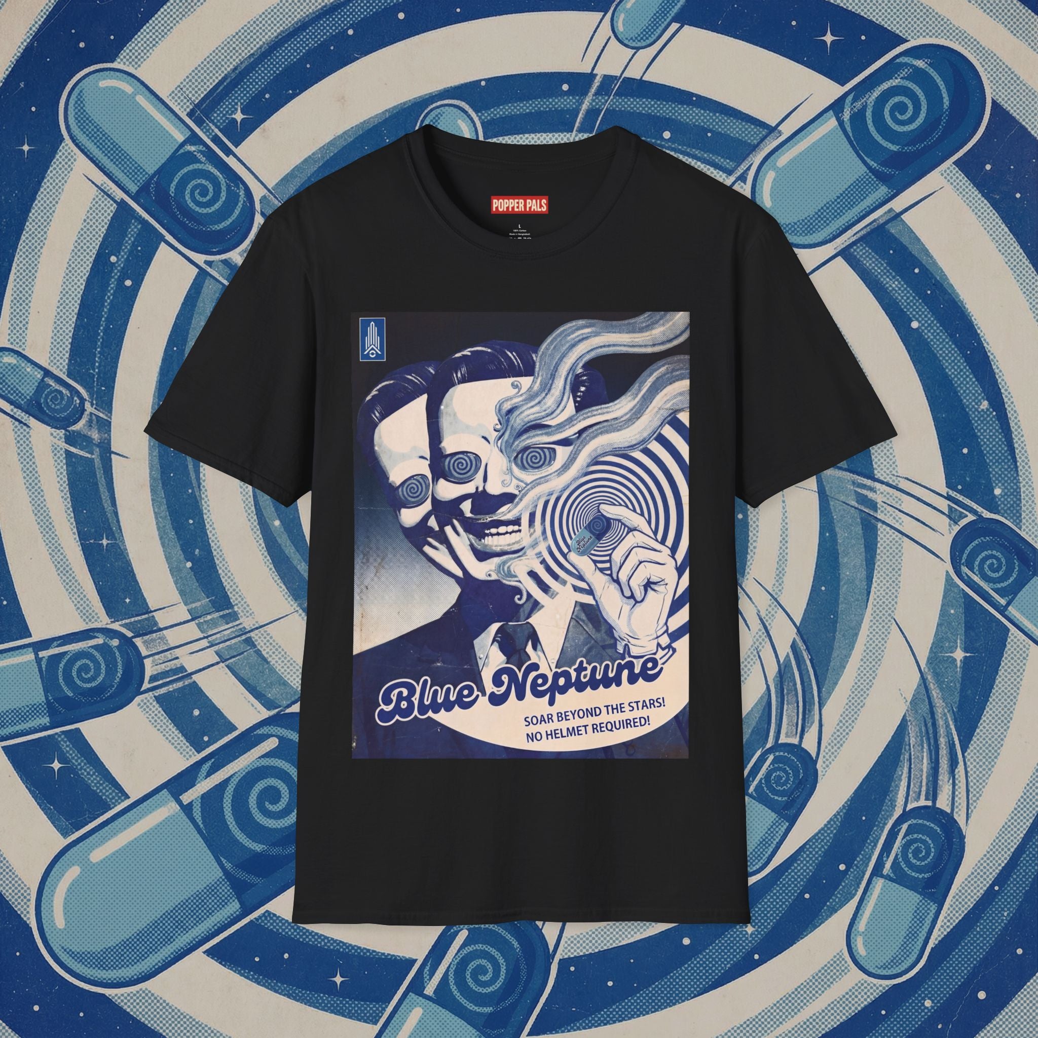 Blue Neptune Popper Pals T-Shirt